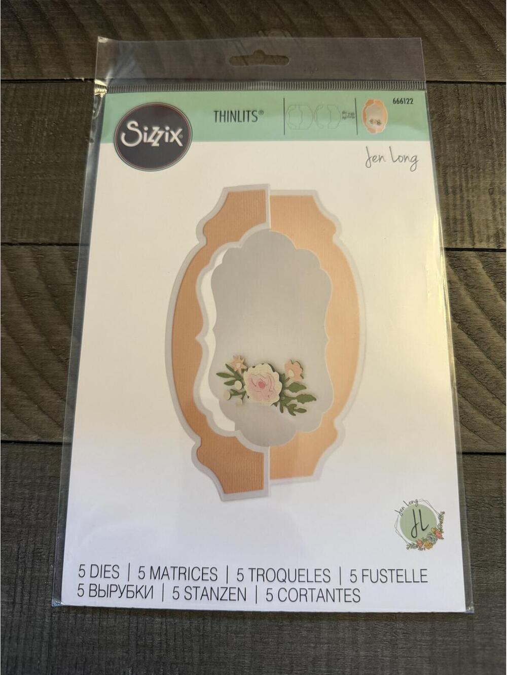 Sizzix Thinlits Card Label Cutting Dies